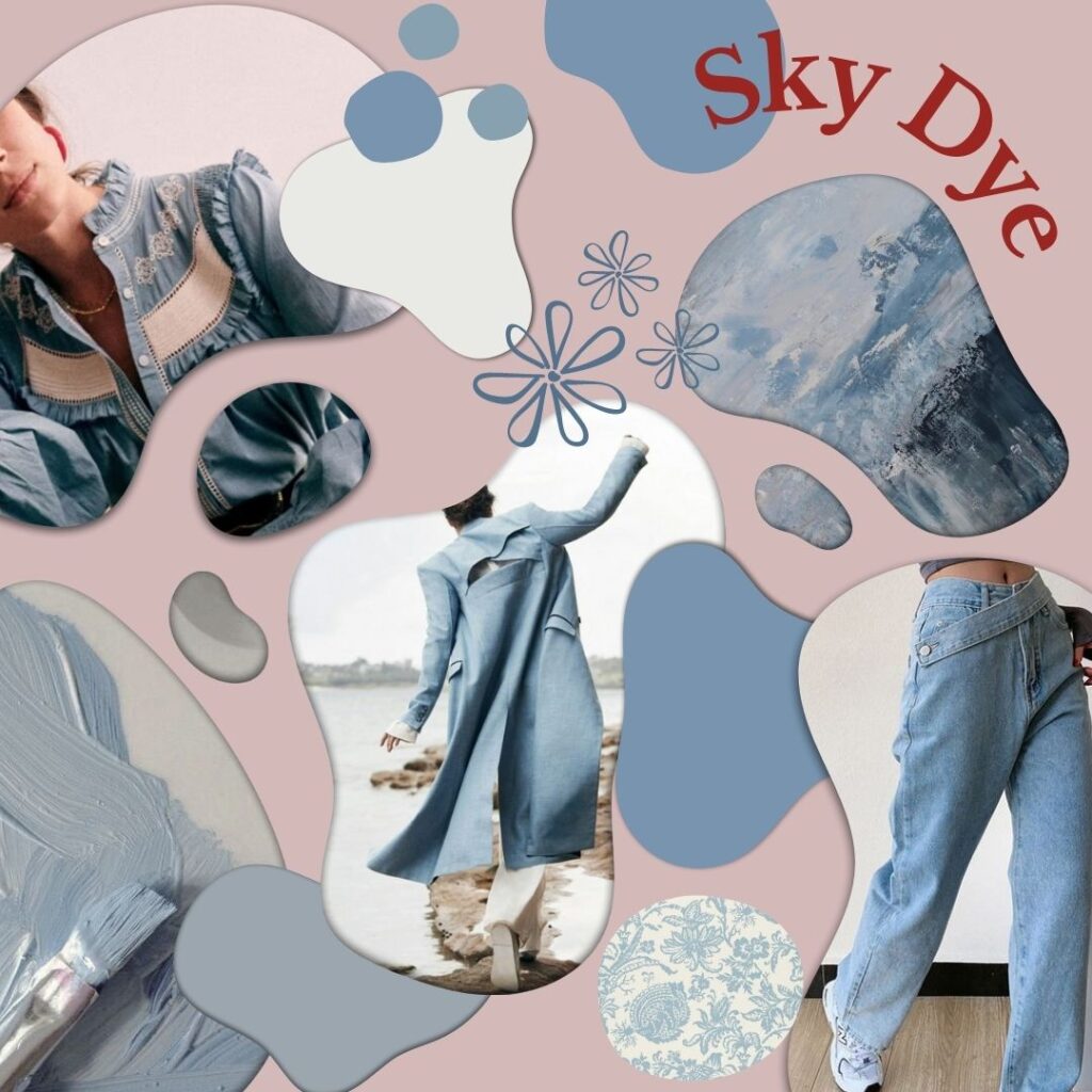 Inspiração coleção sky dye